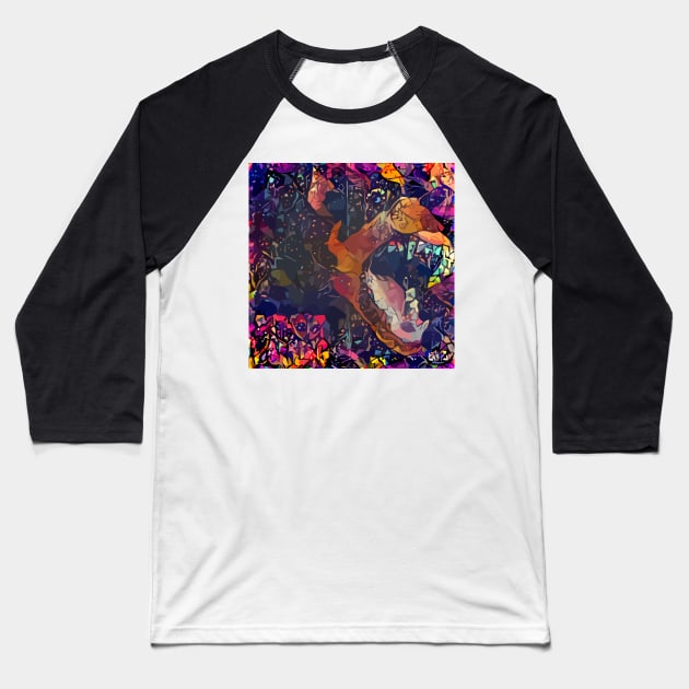 Abstract Without Warning Baseball T-Shirt by stilldan97